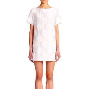 Alice & Olivia White Polka Dot Dress
